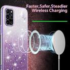 For Samsung Galaxy S20+ Gradient Glitter Flower All-inclusive Phone Case(Purple) - 3