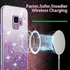 For Samsung Galaxy S9 Gradient Glitter Flower All-inclusive Phone Case(Purple) - 3