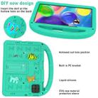For Xiaomi Pad 7 Cartoon Sparrow EVA Shockproof Tablet Case(Glacier Green) - 3