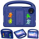 For Xiaomi Redmi Pad SE 8.7 2024 Cartoon Sparrow EVA Shockproof Tablet Case(Navy Blue) - 2