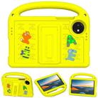 For Xiaomi Redmi Pad SE 8.7 2024 Cartoon Sparrow EVA Shockproof Tablet Case(Yellow) - 2