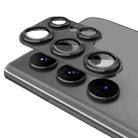 For Samsung Galaxy S25 Ultra 5G ENKAY Hat-Prince 9H Rear Camera Lens Aluminium Alloy Tempered Glass Film(Black) - 1