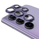 For Samsung Galaxy S25 Ultra 5G ENKAY Hat-Prince 9H Rear Camera Lens Aluminium Alloy Tempered Glass Film(Purple) - 1