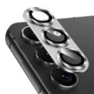 For Samsung Galaxy S25 5G ENKAY Hat-Prince 9H Rear Camera Lens Aluminium Alloy Tempered Glass Film(Silver) - 1