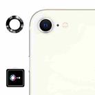 For iPhone SE 2025 ENKAY 9H Rear Lens Aluminium Alloy Tempered Glass Film(Black) - 1