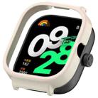 For Redmi Watch 5 eSIM Hollow PC Half Coverage Watch Protective Case(Vintage White) - 1