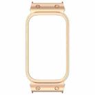 For Xiaomi Smart Band 9 Active Metal Frame Watch Protective Case(Rose Gold) - 1