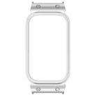 For Xiaomi Smart Band 9 Active Metal Frame Watch Protective Case(Silver) - 1