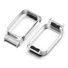 For Xiaomi Smart Band 9 Active Metal Frame Watch Protective Case(Silver) - 2