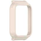 For Xiaomi Smart Band 9 Pro Hollow PC Half Coverage Watch Protective Case(Creamy White) - 3