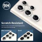For Samsung Galaxy S25 Ultra 5G ENKAY Hat-Prince 9H Rear Camera Lens Glitter Aluminium Alloy Tempered Glass Film(Golden) - 2
