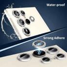 For Samsung Galaxy S25 Ultra 5G ENKAY Hat-Prince 9H Rear Camera Lens Glitter Aluminium Alloy Tempered Glass Film(Silver) - 3