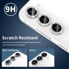 For Samsung Galaxy S25 5G ENKAY Hat-Prince 9H Rear Camera Lens Glitter Aluminium Alloy Tempered Glass Film(Colorful) - 2