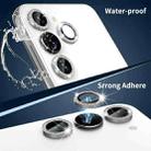 For Samsung Galaxy S25 5G ENKAY Hat-Prince 9H Rear Camera Lens Glitter Aluminium Alloy Tempered Glass Film(Colorful) - 3
