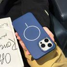 For iPhone 13 Pro Skin-friendly Ultra-thin MagSafe PC Phone Case(Blue) - 1