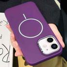 For iPhone 12 Skin-friendly Ultra-thin MagSafe PC Phone Case(Purple) - 1