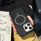 For iPhone 12 Pro Max Skin-friendly Ultra-thin MagSafe PC Phone Case(Black) - 1