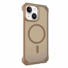 For iPhone 15 Starshield Frameless MagSafe PC Phone Case(Desert Gold) - 1