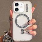 For iPhone 11 Crystal Skin Feel MagSafe TPU Phone Case(Grey) - 1