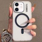 For iPhone 11 Crystal Skin Feel MagSafe TPU Phone Case(Royal Blue) - 1