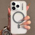 For iPhone 11 Pro Max Crystal Skin Feel MagSafe TPU Phone Case(Grey) - 1