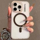 For iPhone 13 Pro Max Crystal Skin Feel MagSafe TPU Phone Case(Desert gold) - 1