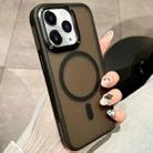 For iPhone 11 Pro Max Heat Dissipation MagSafe Shockproof Phone Case(Black) - 1