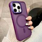 For iPhone 12 Pro Max Heat Dissipation MagSafe Shockproof Phone Case(Purple) - 1