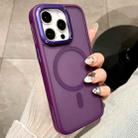 For iPhone 13 Pro Heat Dissipation MagSafe Shockproof Phone Case(Purple) - 1