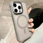For iPhone 15 Pro Max Heat Dissipation MagSafe Shockproof Phone Case(White) - 1