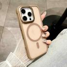For iPhone 16 Pro Heat Dissipation MagSafe Shockproof Phone Case(Desert Gold) - 1
