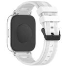 For COROS Watch 22mm Vertical Pattern Black Buckle Silicone Watch Band(Dual Color+White) - 2