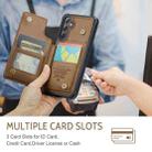 For Samsung Galaxy S25 5G CaseMe C22 Card Slots Holder RFID Anti-theft Phone Case(Brown) - 3