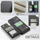 For Samsung Galaxy S25 5G CaseMe C22 Card Slots Holder RFID Anti-theft Phone Case(Black) - 2