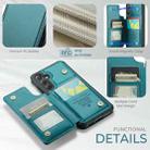 For Samsung Galaxy S25 5G CaseMe C22 Card Slots Holder RFID Anti-theft Phone Case(Green) - 2