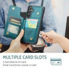 For Samsung Galaxy S25 5G CaseMe C22 Card Slots Holder RFID Anti-theft Phone Case(Green) - 3