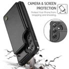 For Samsung Galaxy S25+ 5G CaseMe C22 Card Slots Holder RFID Anti-theft Phone Case(Black) - 3