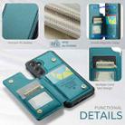 For Samsung Galaxy S25+ 5G CaseMe C22 Card Slots Holder RFID Anti-theft Phone Case(Green) - 2