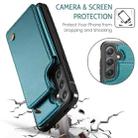 For Samsung Galaxy S25+ 5G CaseMe C22 Card Slots Holder RFID Anti-theft Phone Case(Green) - 3