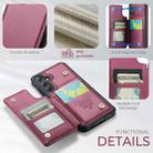 For Samsung Galaxy S25+ 5G CaseMe C22 Card Slots Holder RFID Anti-theft Phone Case(Red) - 2
