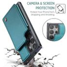 For Samsung Galaxy S25 Ultra 5G CaseMe C22 Card Slots Holder RFID Anti-theft Phone Case(Green) - 3