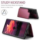 For Samsung Galaxy S25 Ultra 5G CaseMe C22 Card Slots Holder RFID Anti-theft Phone Case(Red) - 2