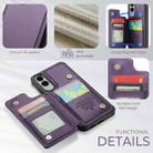 For Samsung Galaxy S25 Edge 5G CaseMe C22 Card Slots Holder RFID Anti-theft Phone Case(Purple) - 2