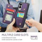 For Samsung Galaxy S25 Edge 5G CaseMe C22 Card Slots Holder RFID Anti-theft Phone Case(Purple) - 3
