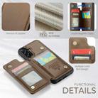 For Samsung Galaxy A36 CaseMe C22 Card Slots Holder RFID Anti-theft Phone Case(Brown) - 2