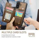For Samsung Galaxy A36 CaseMe C22 Card Slots Holder RFID Anti-theft Phone Case(Brown) - 3