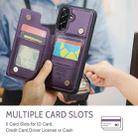 For Samsung Galaxy A56 CaseMe C22 Card Slots Holder RFID Anti-theft Phone Case(Purple) - 3