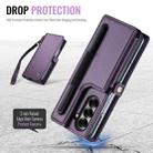 For Samsung Galaxy Z Fold7 CaseMe C22 Card Slots Holder RFID Anti-theft Phone Case(Purple) - 3