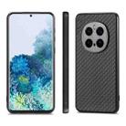 For Honor Magic7 Pro Carbon Fiber Texture Leather Back Cover Phone Case(Black) - 2