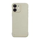 For iPhone 11 Frameless Litchi Texture PC Phone Case(Light Yellow) - 1